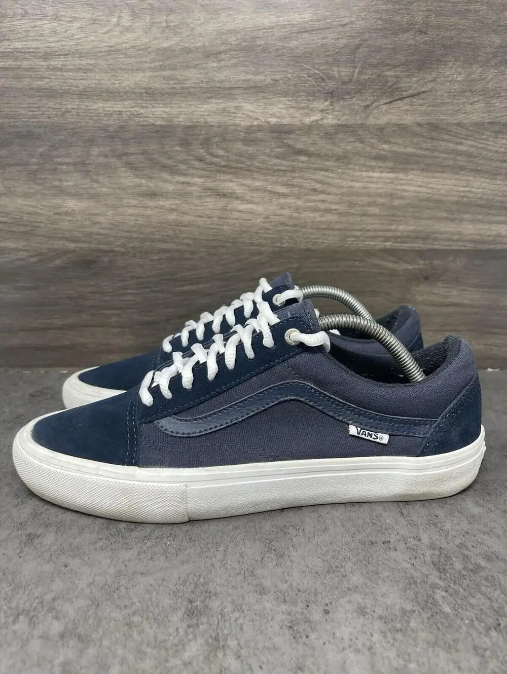 VANS X Dime Old Skool Pro Sneakers Mens Size 9.5 Blue White